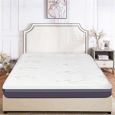 Giantex Mattress Memory Foam Bed Mattress Zipped Washable Bamboo Cover